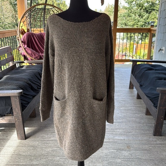 Aritzia Wilfred Free | Alpaca Wool Blend Sweater Dress - Picture 1 of 8